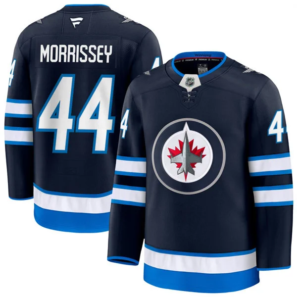 Men's Winnipeg Jets #44 Josh Morrissey Fanatics Navy Home Premium Jersey