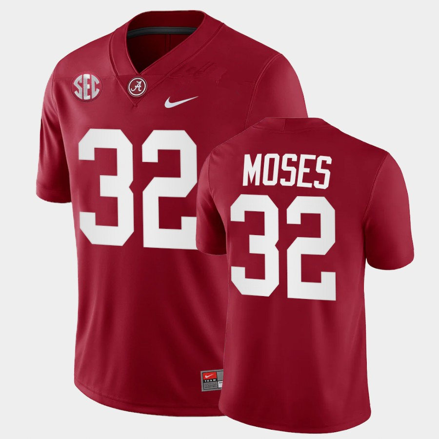 Dylan Moses Alabama Crimson Tide Men's Jersey - #32 NCAA Crimson Game