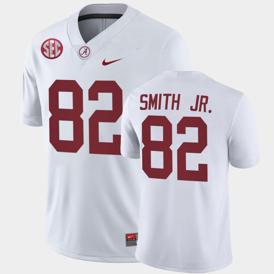 Irv Smith Jr. Alabama Crimson Tide Men's Jersey - #82 NCAA White Game