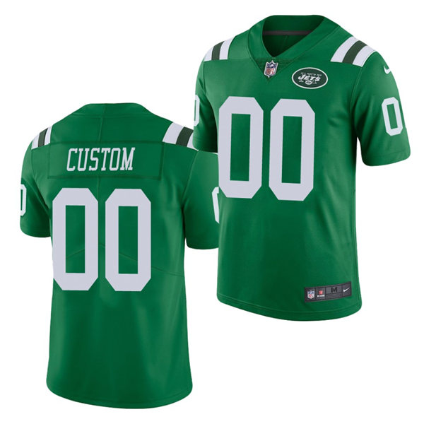 Men's Custom New York Jets Nike Royal Color Rush Limted Adults Personal Football Jersey
