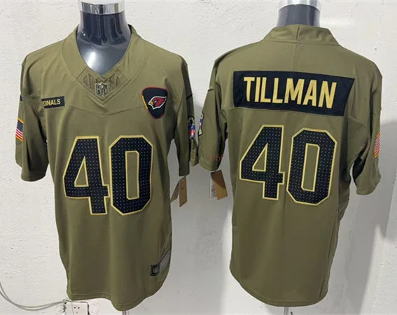 Mens Arizona Cardinals #40 Pat Tillman Nike 2025 Salute to Service Retired Limited Jersey - Olive