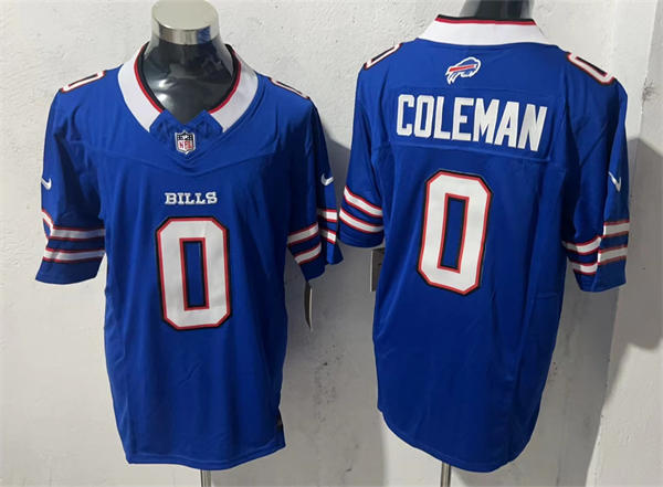 Mens Buffalo Bills #0 Keon Coleman Nike Royal Vapor F.U.S.E. Limited Jersey