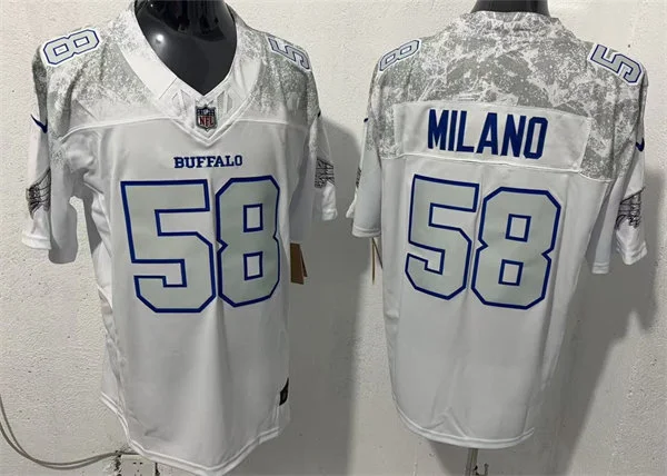 Mens Buffalo Bills #58 Matt Milano Nike Vapor F.U.S.E. Limited Rivalry Series Jersey