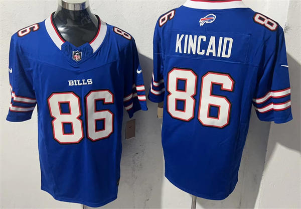 Mens Buffalo Bills #86 Dalton Kincaid Nike Royal Team Color Vapor Limited Jersey