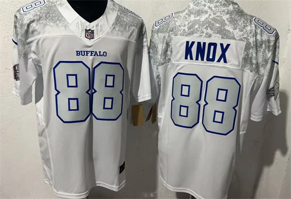 Mens Buffalo Bills #88 Dawson Knox Nike Vapor F.U.S.E. Limited Rivalry Series Jersey