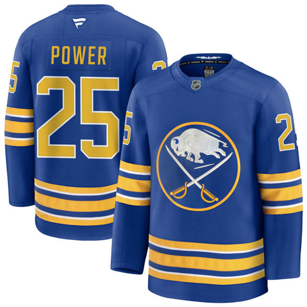 Mens Buffalo Sabres #25 Owen Power Fanatics Home Premier Royal Jersey