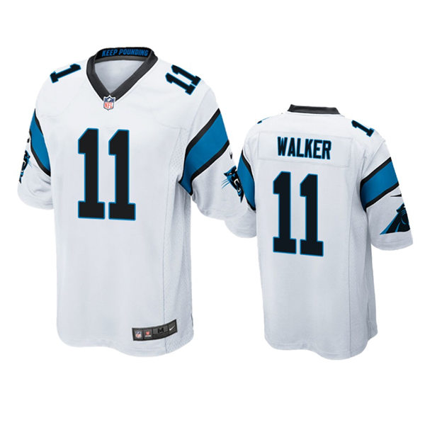 Men's Carolina Panthers #11 P. J. Walker Nike White Vapor Untouchable Limited Jersey