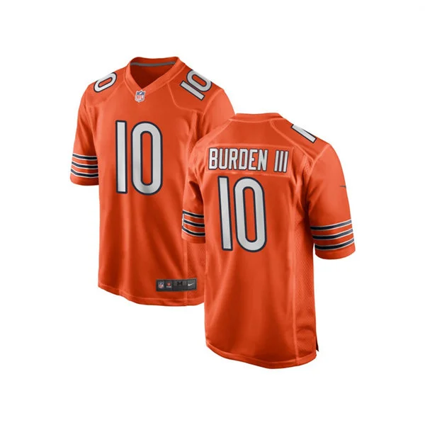 Mens Chicago Bears #10 Luther Burden III Nike Orange Alternate F.U.S.E. Limited Jersey