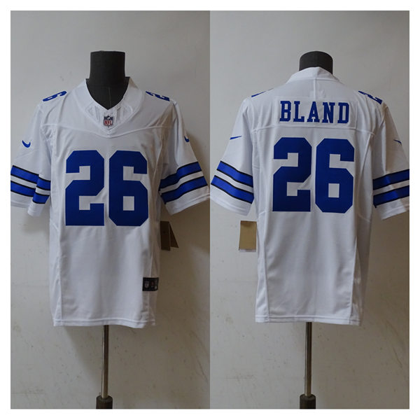 Mens Dallas Cowboys #26 DaRon Bland Nike White Vapor F.U.S.E. Limited Jersey