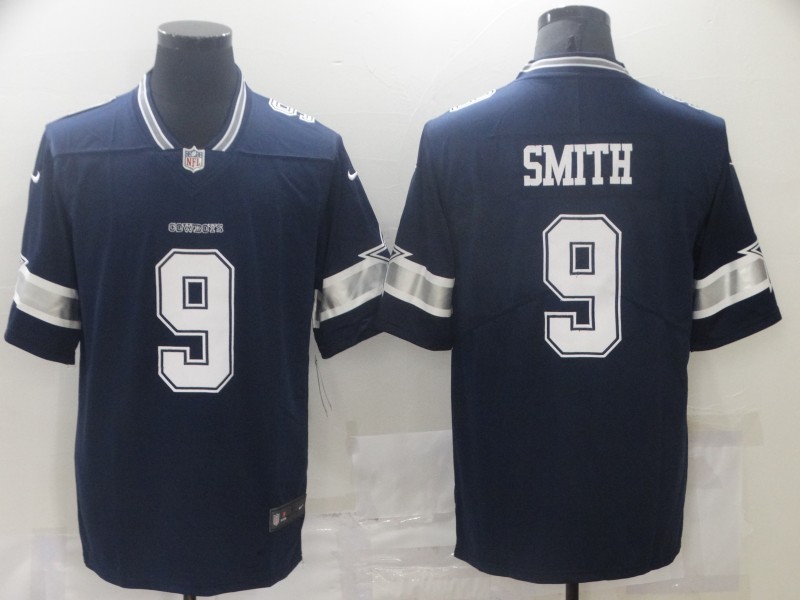 Mens Dallas Cowboys #9 Jaylon Smith Nike Navy Team Color Vapor Untouchable Limited Jersey