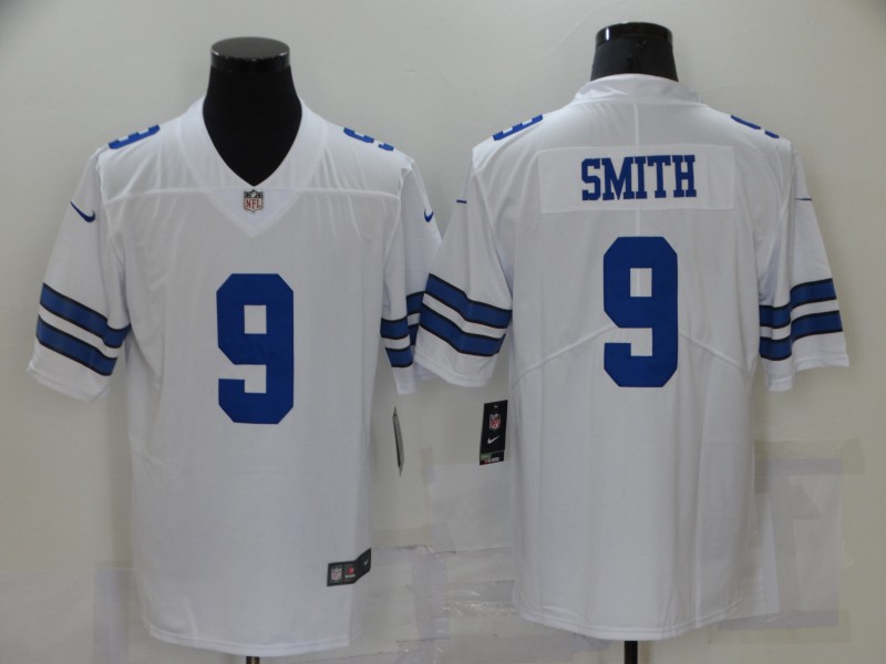 Mens Dallas Cowboys #9 Jaylon Smith Nike White Vapor Untouchable Limited Jersey