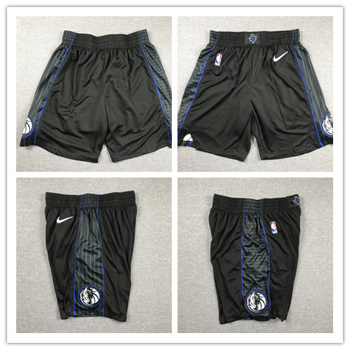 Mens Dallas Mavericks Nike Black 2023-24 City Edition Swingman Shorts