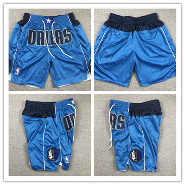 Mens Dallas Mavericks Light Blue Shorts