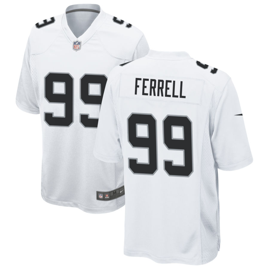Mens Las Vegas Raiders #99 Clelin Ferrell Nike White Vapor Limited Jersey