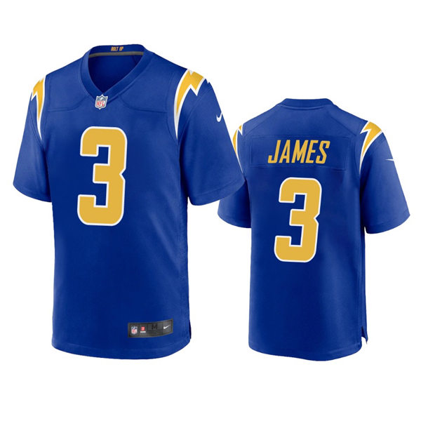 Men's Los Angeles Chargers #3 Derwin James Jr. Nike Royal Color Rush Vapor Limited Jersey