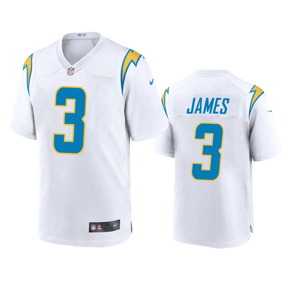 Men's Los Angeles Chargers #3 Derwin James Jr. Nike White Game Football Jersey