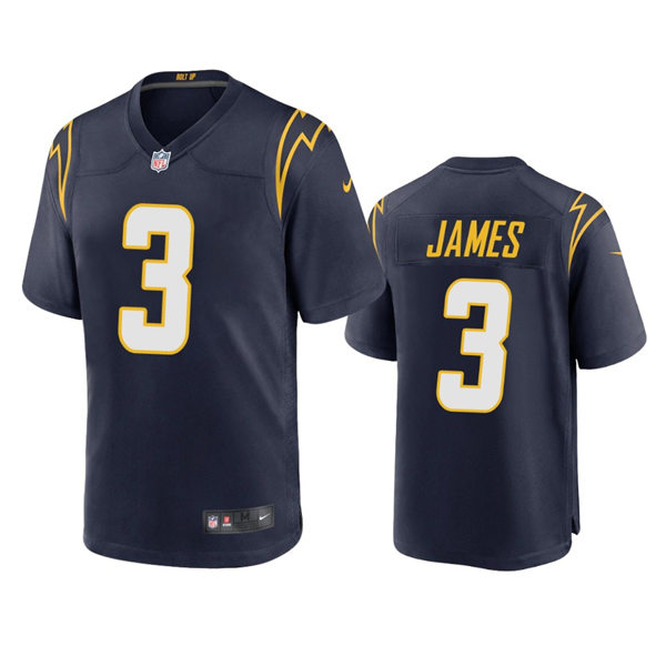 Men's Los Angeles Chargers #3 Derwin James Jr. Nike Navy Alternate Game Football Jersey