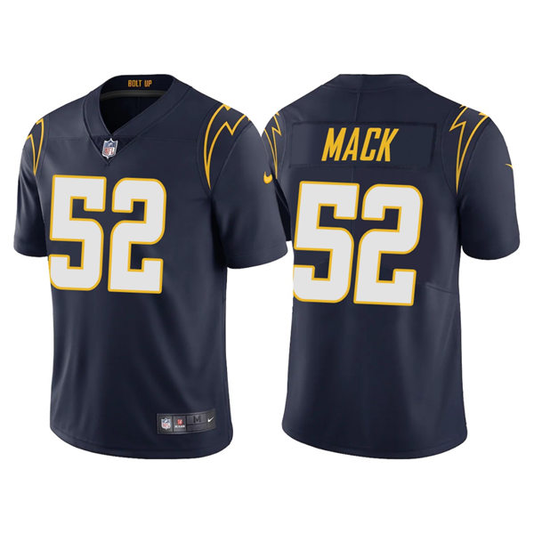 Mens Los Angeles Chargers #52 Khalil Mack Nike Navy Alternate Vapor Limited Jersey