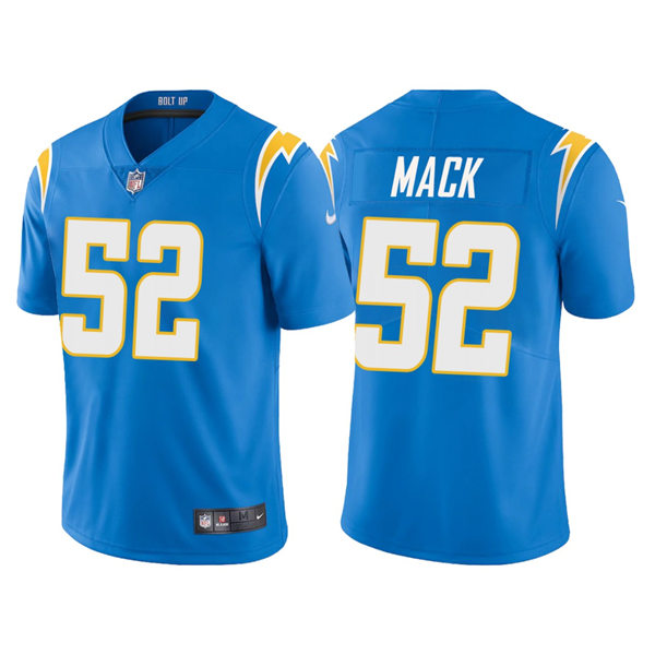 Mens Los Angeles Chargers #52 Khalil Mack Nike Powder Blue Vapor Limited Jersey