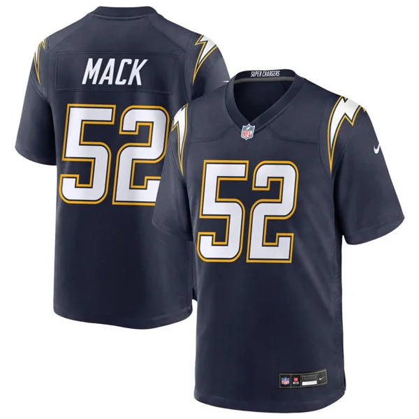 Mens Los Angeles Chargers #52 Khalil Mack Nike Navy Alternate Vapor Limited Jersey