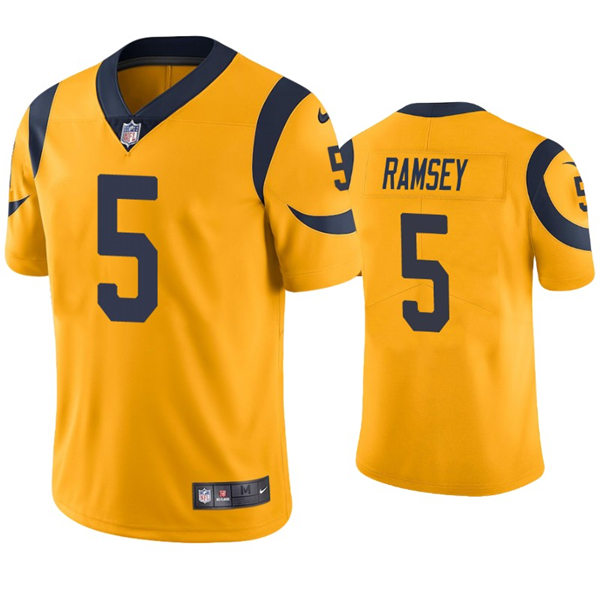 Men's Los Angeles Rams #5 Jalen Ramsey Nike Color Rush Limited Jersey