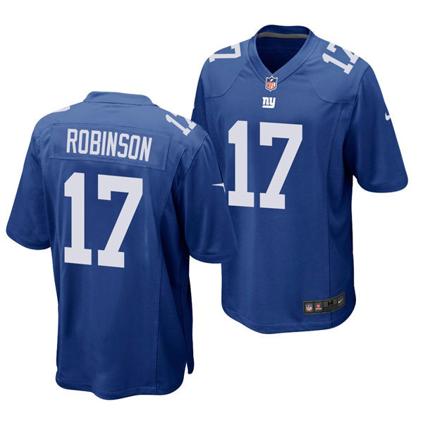 Mens New York Giants #17 Wan'Dale Robinson Nike Royal Team Color Vapor Untouchable Limited Jersey