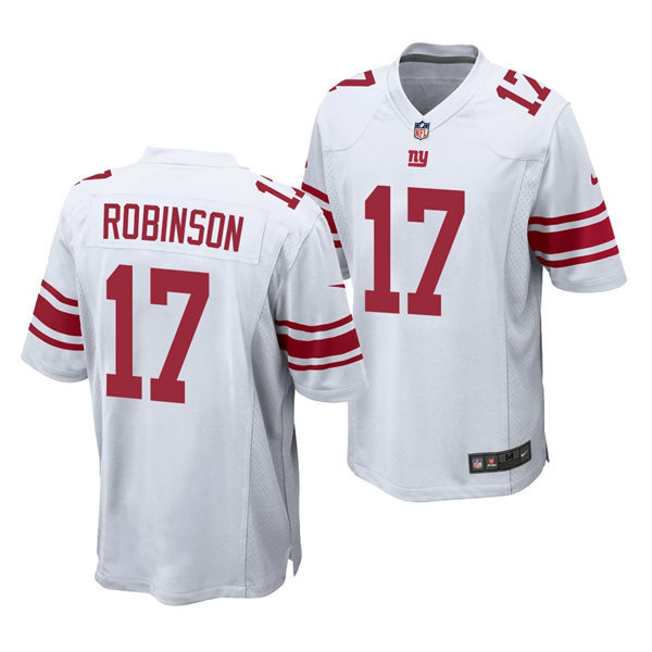 Mens New York Giants #17 Wan'Dale Robinson Nike White Vapor Untouchable Limited Jersey