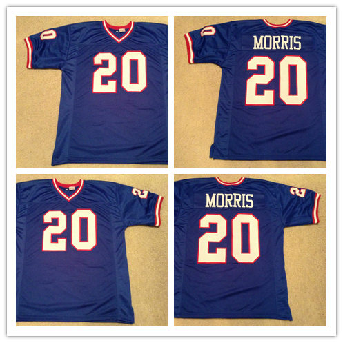 Mens New York Giants #20 Joe Morris Mitchell & Ness Retired Player Vintage Jersey - Royal Blue
