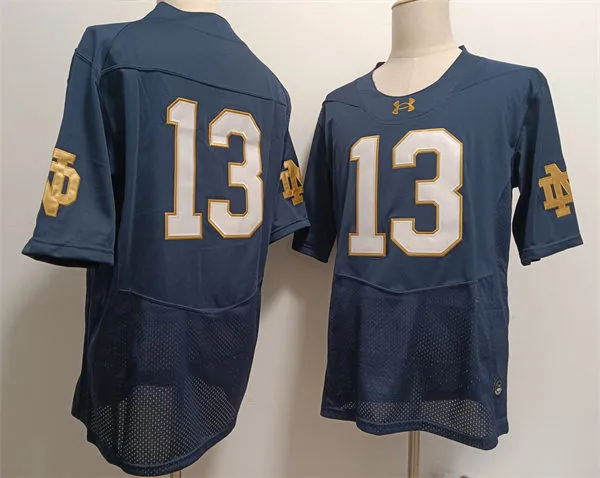 Notre Dame Fighting Irish #13 CJ Carr 2025 Navy College Football Game Jersey