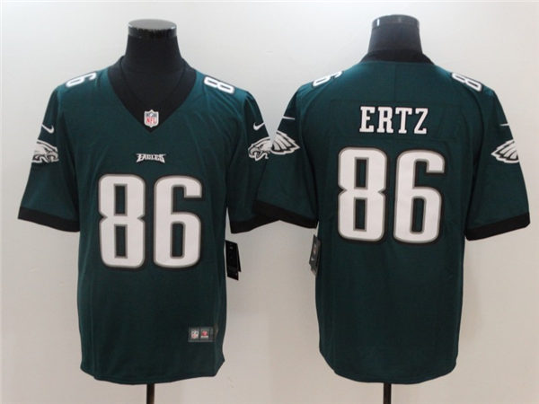 Men's Philadelphia Eagles #86 Zach Ertz Nike Green NFL Vapor Limited Jersey