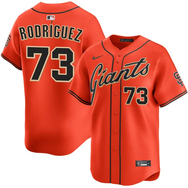 Mens San Francisco Giants #73 Randy Rodriguez Nike Orange Alternate Limited Player Jersey
