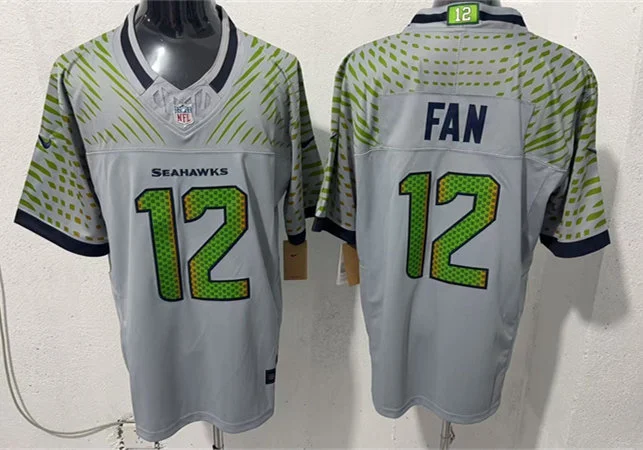 Mens Seattle Seahawks 12th Fan Nike Vapor F.U.S.E. Limited Soundwaves Rivalry Series Jersey