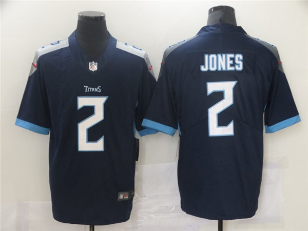 Mens Tennessee Titans #2 Julio Jones Nike Navy Vapor Untouchable Limited Jersey