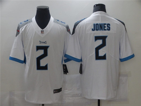 Mens Tennessee Titans #2 Julio Jones Nike White Vapor Untouchable Limited Jersey