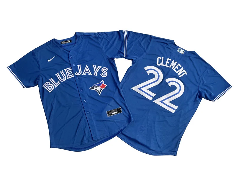 Mens Toronto Blue Jays #22 Ernie Clement Nike Royal Alternate Limited Player Jersey