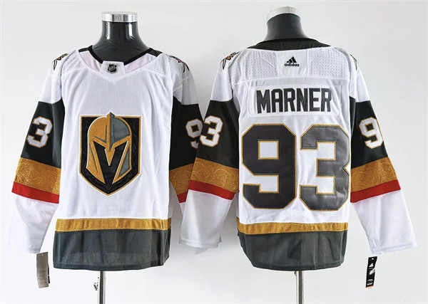 Mens Vegas Golden Knights #93 Mitch Marner Fanatics Away White Player Jersey