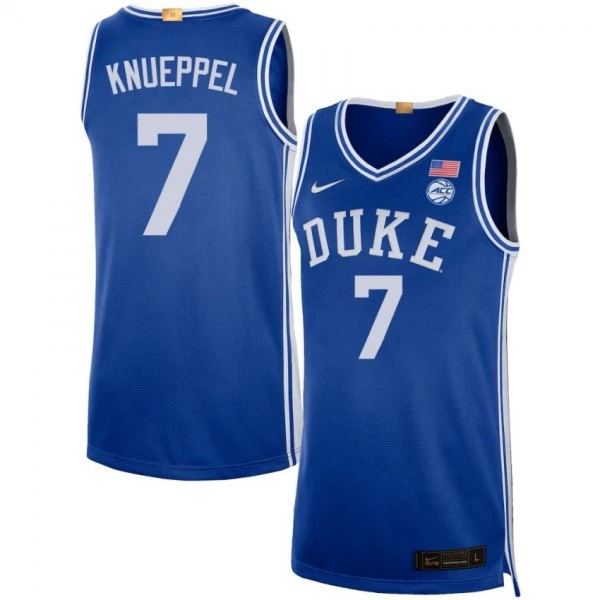 Mens Youth Duke Blue Devils #7 Kon Knueppel Royal College Basketball Game Jersey Mens Youth Duke Blue Devils #7 Kon Knueppel Royal College Basketball Game Jersey