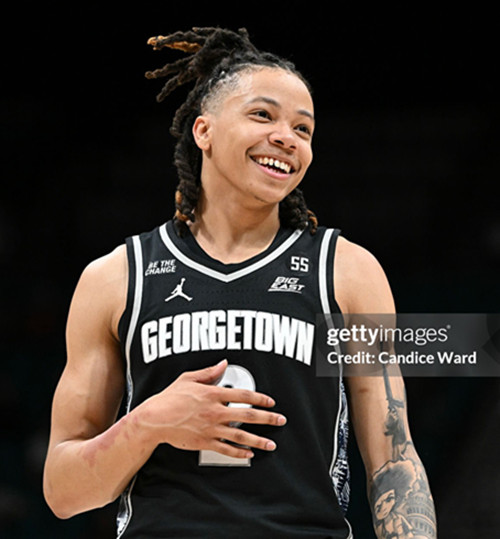 Mens Youth Georgetown Hoyas Custom Black College Basketball Game Jersey