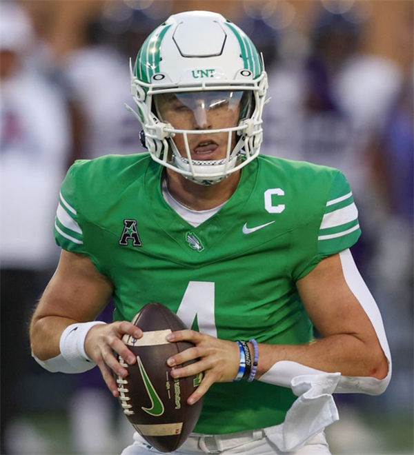 Men's Youth North Texas Mean Green Custom Nike 2024 Green College Football Game Jersey