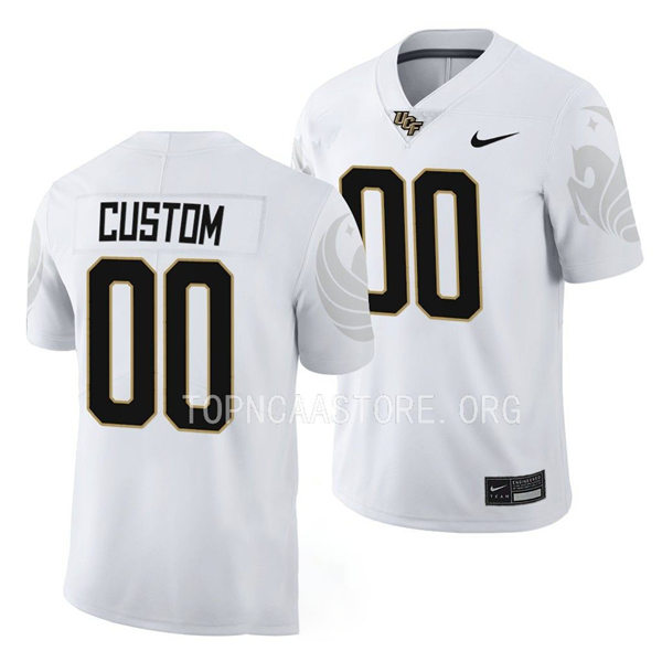 Men's Youth UCF Knights Custom Nike 2022 White College Football Jersey