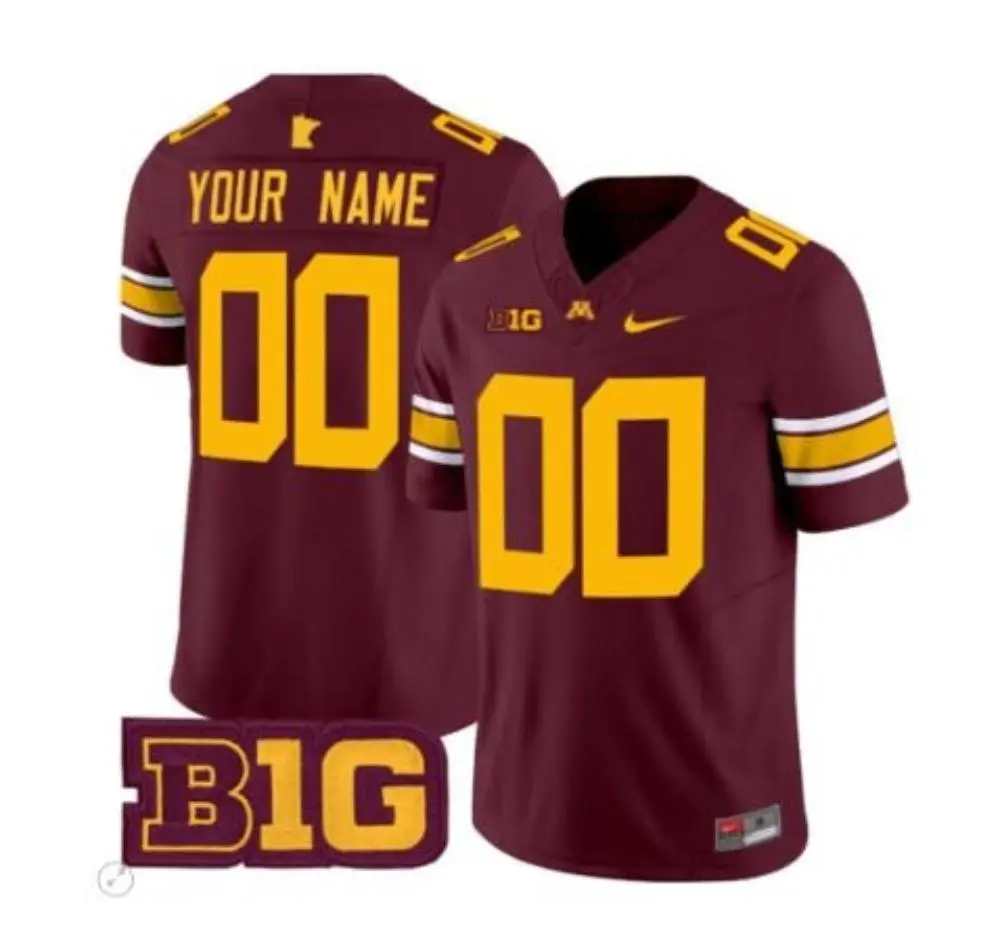 Minnesota Golden Gophers Custom 2025 Maroon Nike F.U.S.E. Limited Football Game Jersey