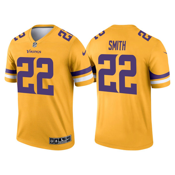 Men's Minnesota Vikings #22 Harrison Smith Nike Gold Inverted Limited Jersey
