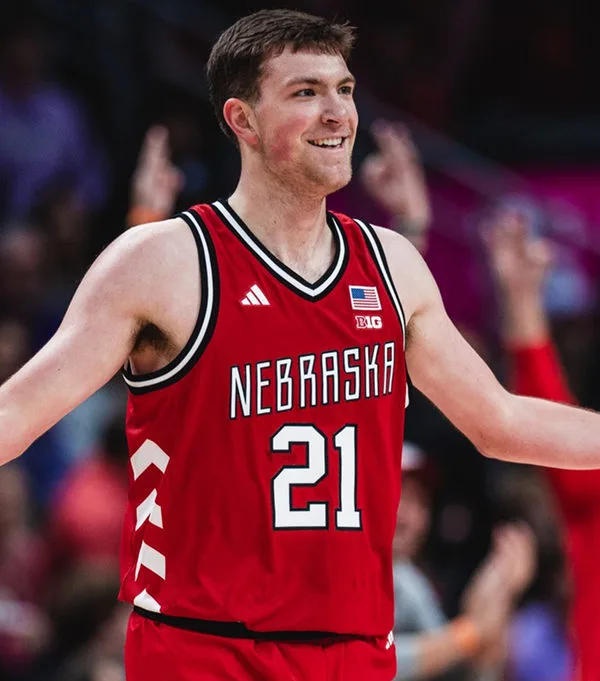 Nebraska Cornhuskers Custom Scarlet 1996 Throwback Basketball Jersey