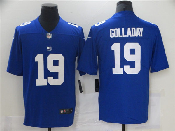 Men's New York Giants #19 Kenny Golladay Nike Royal Team Color Vapor Untouchable Limited Jersey