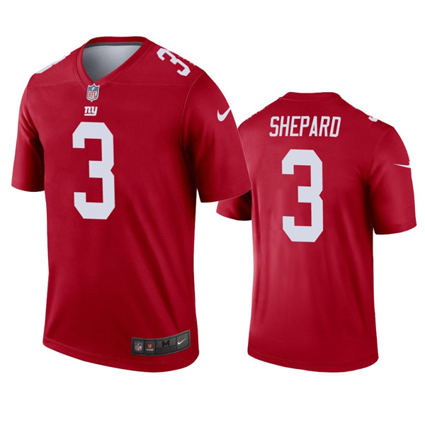 Mens New York Giants #3 Sterling Shepard Red Alternate Vapor Untouchable Limited Jersey