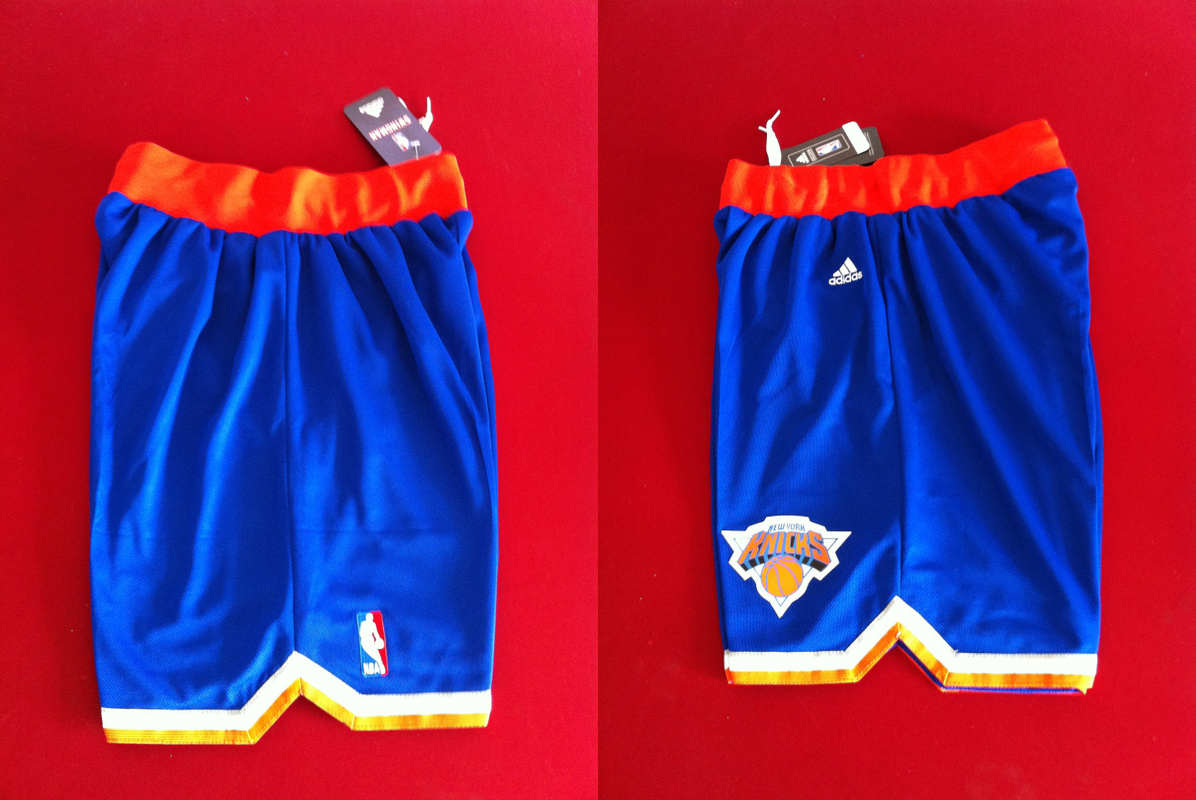 Adidas New York Knicks Blue Shorts