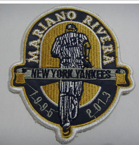 Men's New York Yankees #42 Mariano Rivera Retired Patch