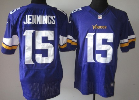 Nik Minnesota Vikings #15 Greg Jennings 2013 Purple Elite Jersey