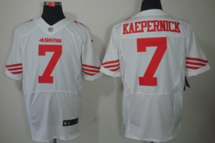 Nike San Francisco 49ers #7 Colin Kaepernick White Game Kids Jersey