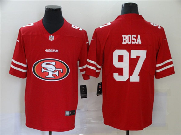 Men's San Francisco 49ers #97 Nick Bosa Nike Team Icon Jersey 